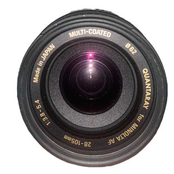 QUANTARAY camera lens  AF 28-105MM FOR 4-5.6 ZOOM LENS FOR MINOLTA 35MM - Picture 2 of 6